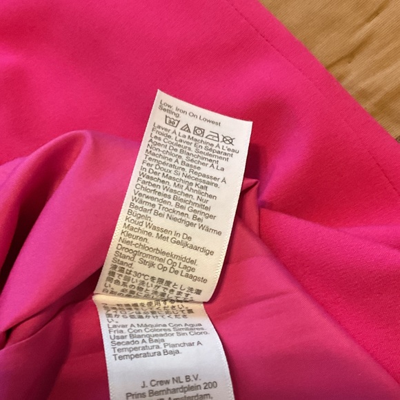J. Crew Factory Fuchsia Ruffle Mini Dress - Picture 5 of 7